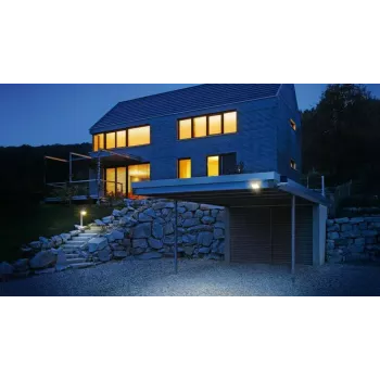 STEINEL XSolar L-S LED lauko sieninis šviestuvas 1,2 W antracito spalvos