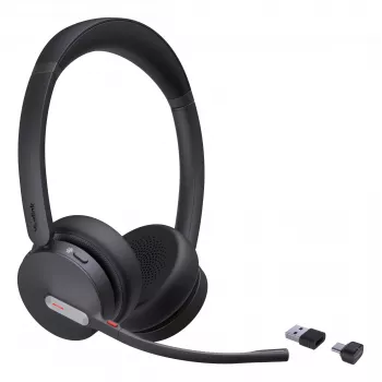 Yealink BH70 Dual Teams USB-C/A ausinės, belaidės, 20 - 20000 Hz, biurui / skambučių centrui, 147 g, ausinės, juodos