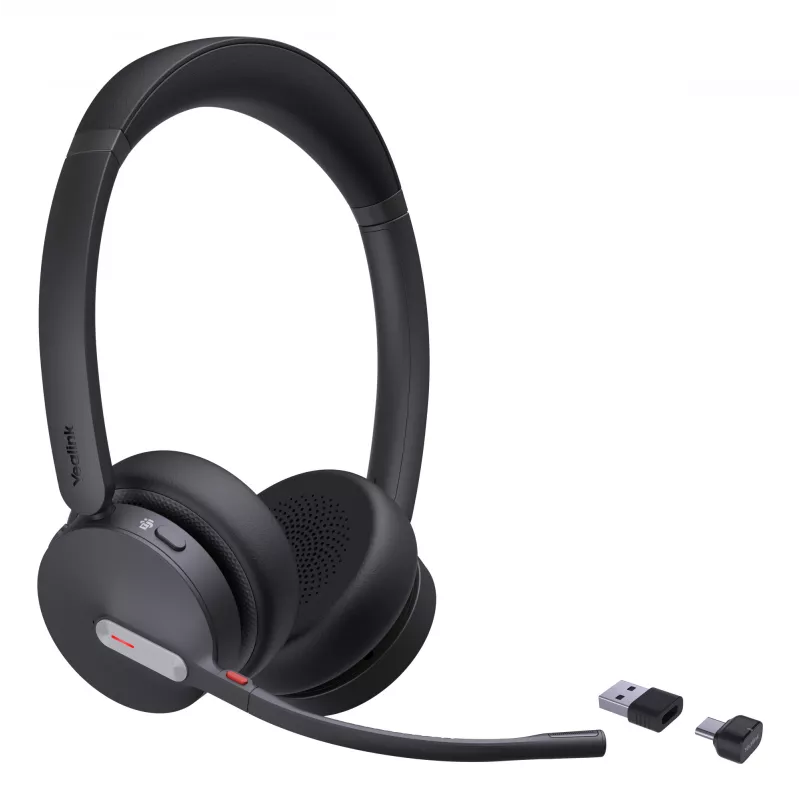 Yealink BH70 Dual Teams USB-C/A ausinės, belaidės, 20 - 20000 Hz, biurui / skambučių centrui, 147 g, ausinės, juodos