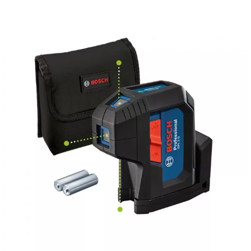 Bosch GPL 3 G Professional taškinis nivelyras 30 m 500-540 nm (< 10mW)