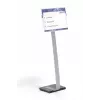 Informacinis stendas Durable 481323 A3 Akrilas Sidabrinis