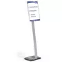 Informacinis stendas Durable 481323 A3 Akrilas Sidabrinis