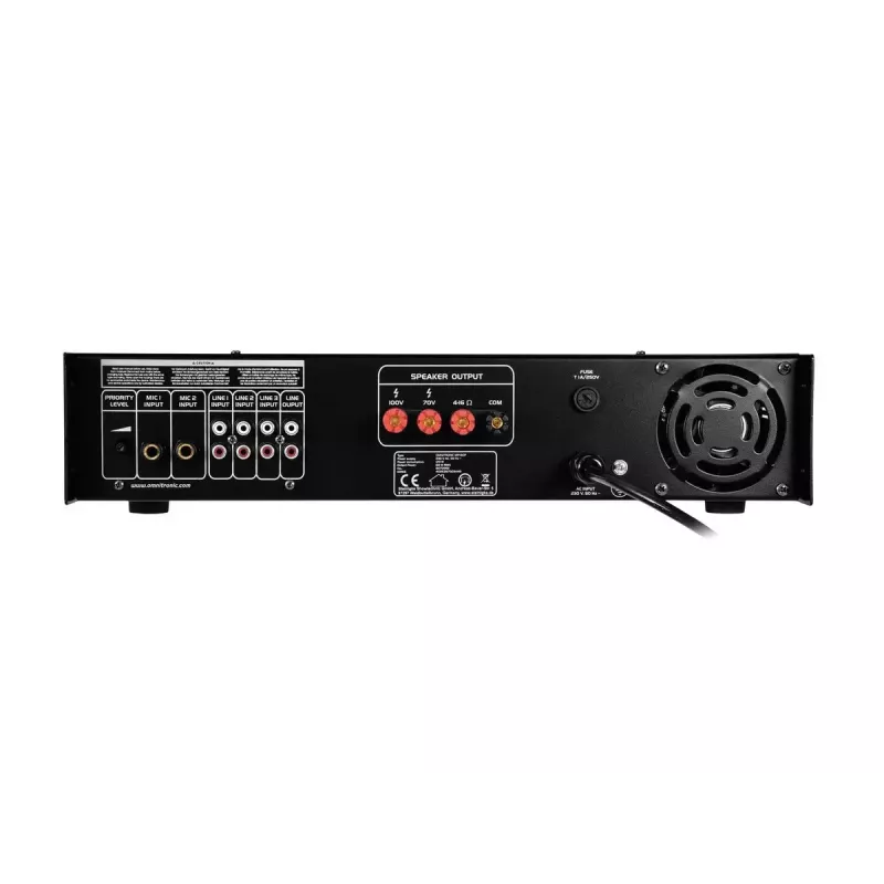 Garso stiprintuvas Omnitronic 80709611 Performance/stage Juoda