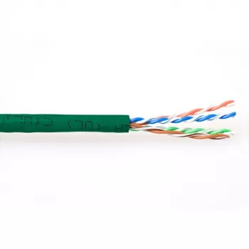 komutacinis kabelis ACT CAT6A U/UTP PVC 305m žalias