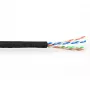 komutacinis kabelis ACT CAT6A U/UTP PVC 305m Juoda