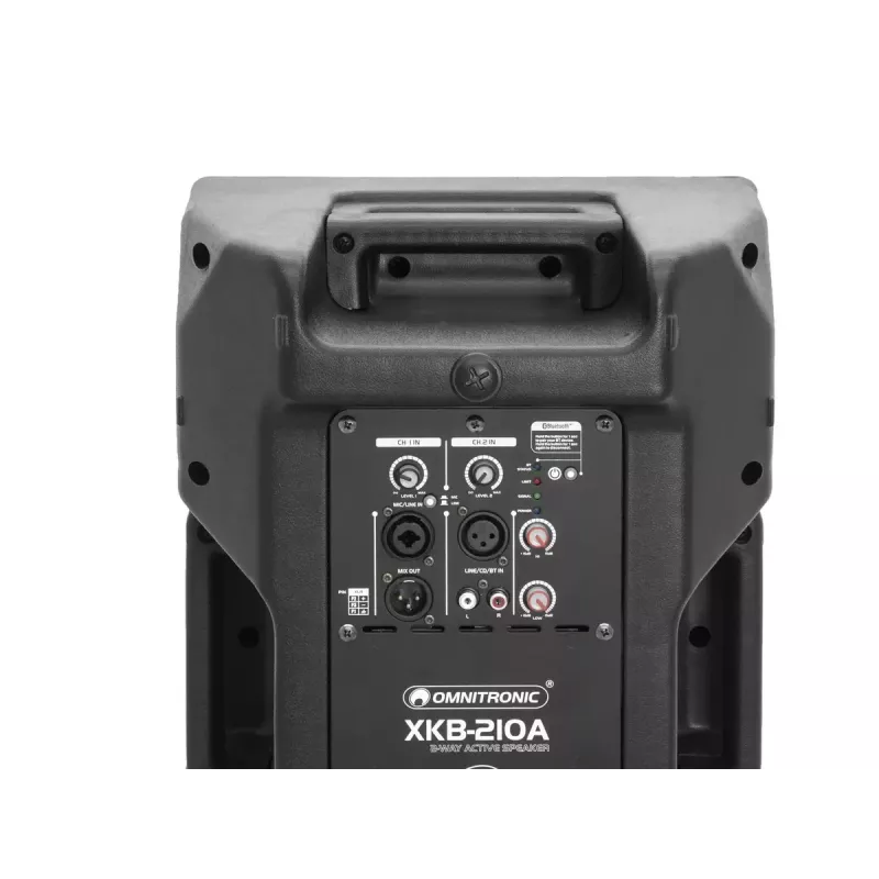 2 krypčių garsiakalbis Omnitronic 11038794 Juoda, laidinis ir belaidis