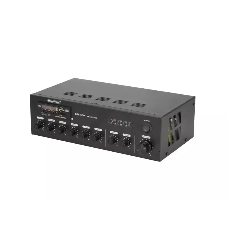 Garso stiprintuvas Omnitronic 80709605 Performance/stage juodas