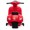 Elektrinis važiuojamas paspirtukas Jamara Vespa Mini — maitinamas baterijomis, 4 ratai, skirtas vaikams nuo 1,6 metų, šviesos, spalvos: juoda / raudona