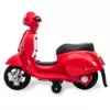 Elektrinis važiuojamas paspirtukas Jamara Vespa Mini — maitinamas baterijomis, 4 ratai, skirtas vaikams nuo 1,6 metų, šviesos, spalvos: juoda / raudona