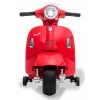 Elektrinis važiuojamas paspirtukas Jamara Vespa Mini — maitinamas baterijomis, 4 ratai, skirtas vaikams nuo 1,6 metų, šviesos, spalvos: juoda / raudona