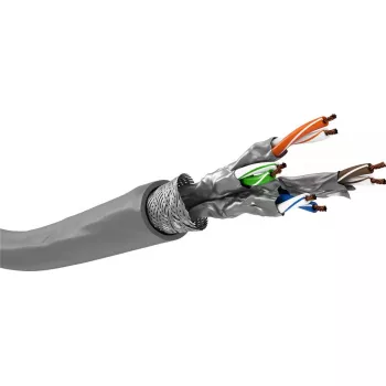 Tinklo kabelis Goobay 96095 Pilkas 305 m Cat6a S/FTP