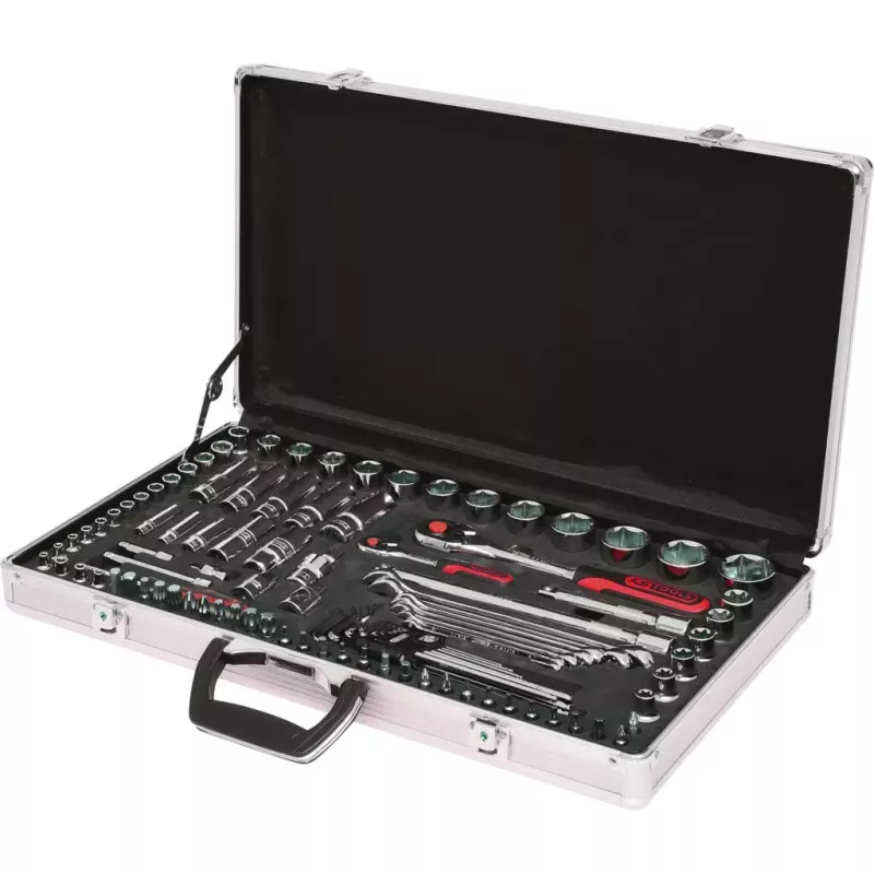 Lizdų rinkinys KS Tools 918.0702 102 galvutės Chromo-vanadžio plienas