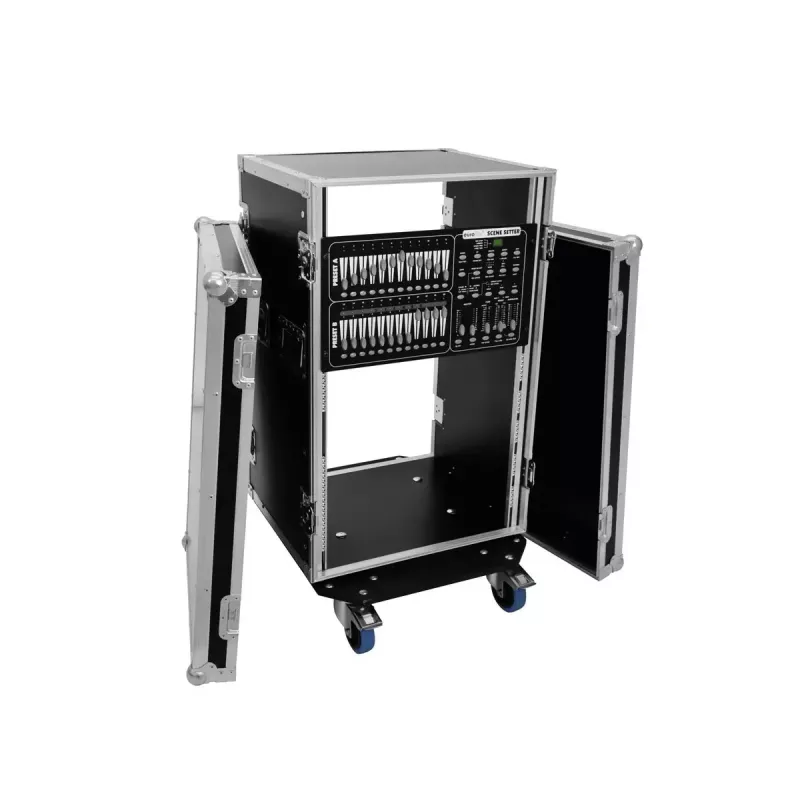 Kietas dėklas Roadinger 30109132 Aliuminis Juoda Sidabrinė 555x630x985mm
