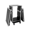 Kietas dėklas Roadinger 30109132 Aliuminis Juoda Sidabrinė 555x630x985mm