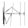 Hama 00220852 TV laikiklis / stovas 2,29 m (90 colių) Juodas