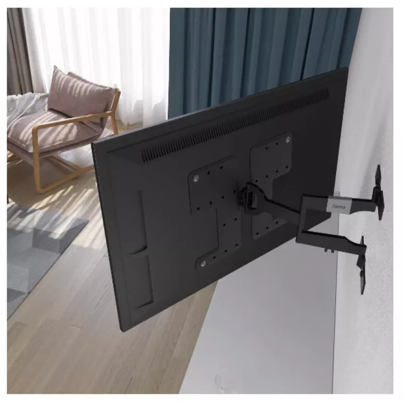 Hama 00220852 TV laikiklis / stovas 2,29 m (90 colių) Juodas