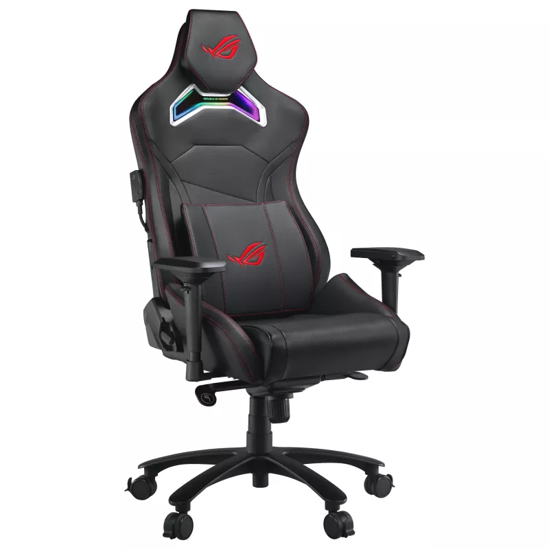 ASUS ROG Chariot X universali žaidimų kėdė su minkšta apmušta sėdyne, juoda