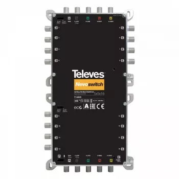 Palydovinis multiswich Televes MS512NCQ 5 įėjimai 12 išėjimų