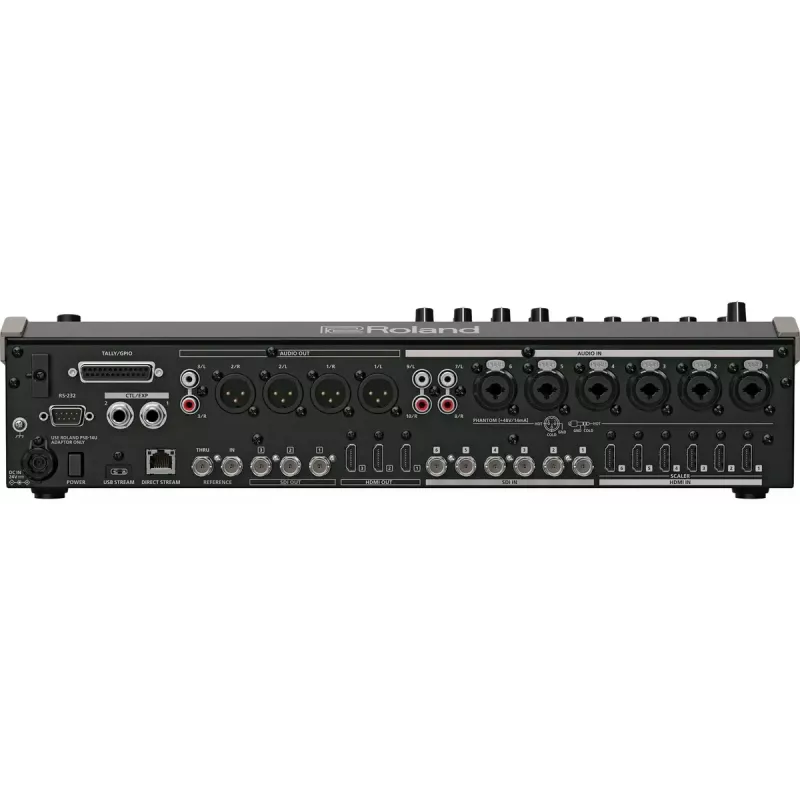 Garso maišytuvas Roland VR-120HD 42 kanalai 24 bitai 48 kHz Juoda