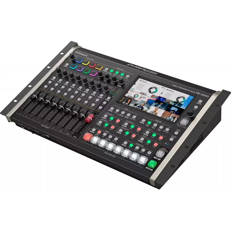 Garso maišytuvas Roland VR-120HD 42 kanalai 24 bitai 48 kHz Juoda