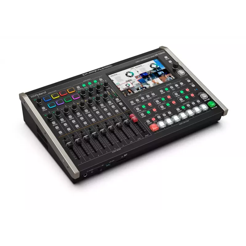 Garso maišytuvas Roland VR-120HD 42 kanalai 24 bitai 48 kHz Juoda