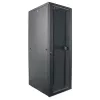 Intellinet 19 colių tinklo spinta - laisvai stovinti, 32U, 600x600 mm (plotis x gylis), juoda, plokščia pakuotė, maks. 1500 kg, kelių taškų durų užraktas, po vieną užraktą šoninėms plokštėms, naudojamas gylis 123–373 mm, IP20 apsaugos klasė, stovas, plienas