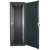 Intellinet 19 colių tinklo spinta - laisvai stovinti, 32U, 600x600 mm (plotis x gylis), juoda, plokščia pakuotė, maks. 1500 kg, kelių taškų durų užraktas, po vieną užraktą šoninėms plokštėms, naudojamas gylis 123–373 mm, IP20 apsaugos klasė, stovas, plienas