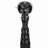 Hama Smooth Tripod 1/4 colio aliuminis juodas rožinis