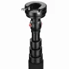 Hama Smooth Tripod 1/4 colio aliuminis juodas rožinis
