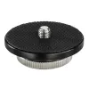 Hama Smooth Tripod 1/4 colio aliuminis juodas rožinis