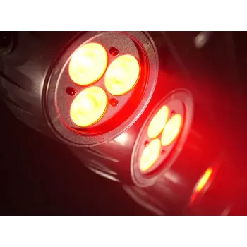 Bėginis apšvietimo taškas Eurolite 42109606 LED vidaus apdailai apvalus juodas
