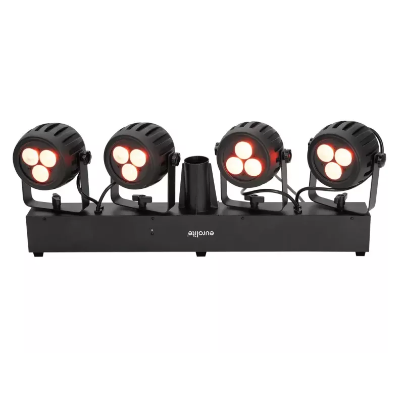 Bėginis apšvietimo taškas Eurolite 42109606 LED vidaus apdailai apvalus juodas