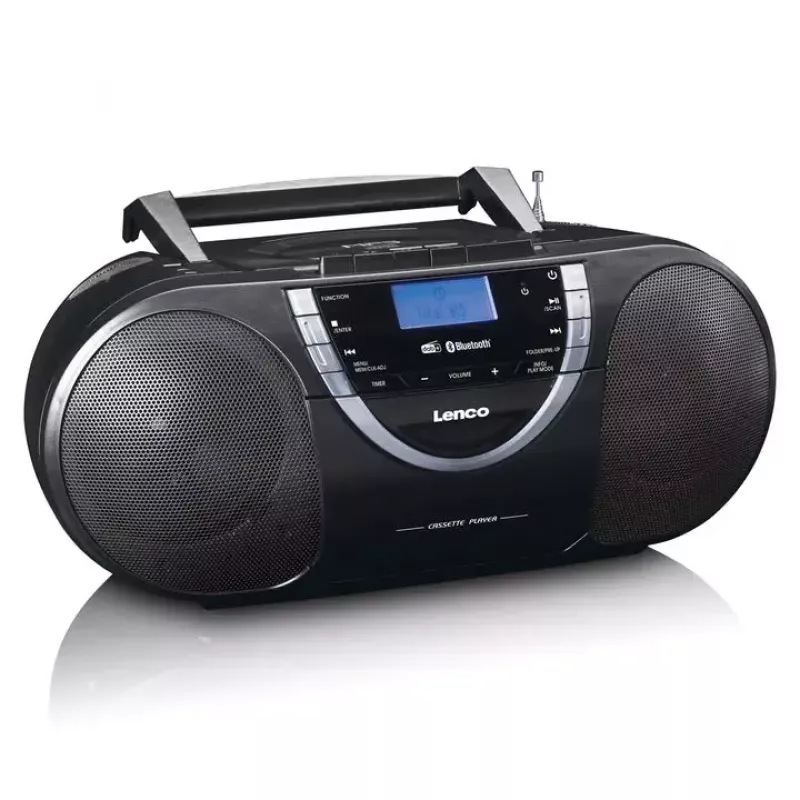 Asmeninis CD grotuvas Lenco SCD-600 juodos spalvos sidabro DAB+ FM PLL