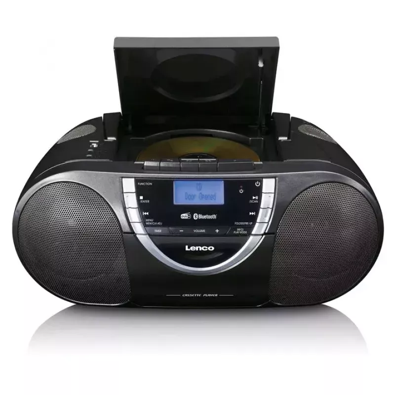 Asmeninis CD grotuvas Lenco SCD-600 juodos spalvos sidabro DAB+ FM PLL