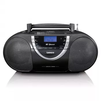 Asmeninis CD grotuvas Lenco SCD-600 juodos spalvos sidabro DAB+ FM PLL
