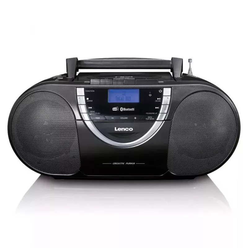 Asmeninis CD grotuvas Lenco SCD-600 juodos spalvos sidabro DAB+ FM PLL