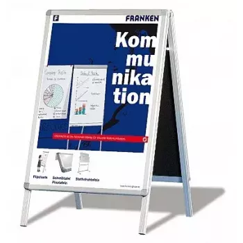 Vidaus skelbimų lenta Franken BSA1 Sidabrinė