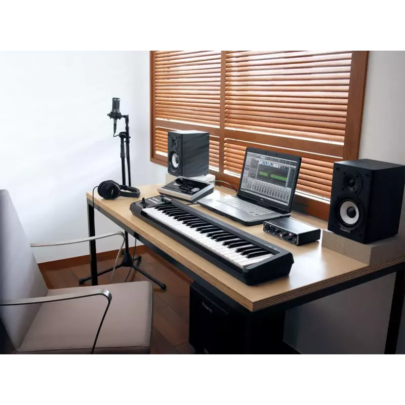 MIDI klaviatūra Roland A-49 49 klavišai USB Juoda Balta