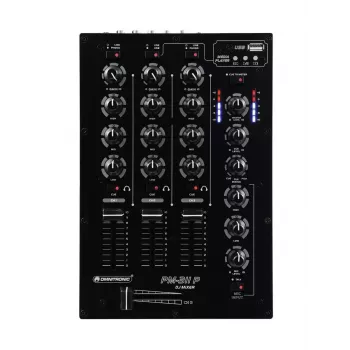Garso maišytuvas Omnitronic 10006879 3 kanalų 20 - 20000 Hz Juoda