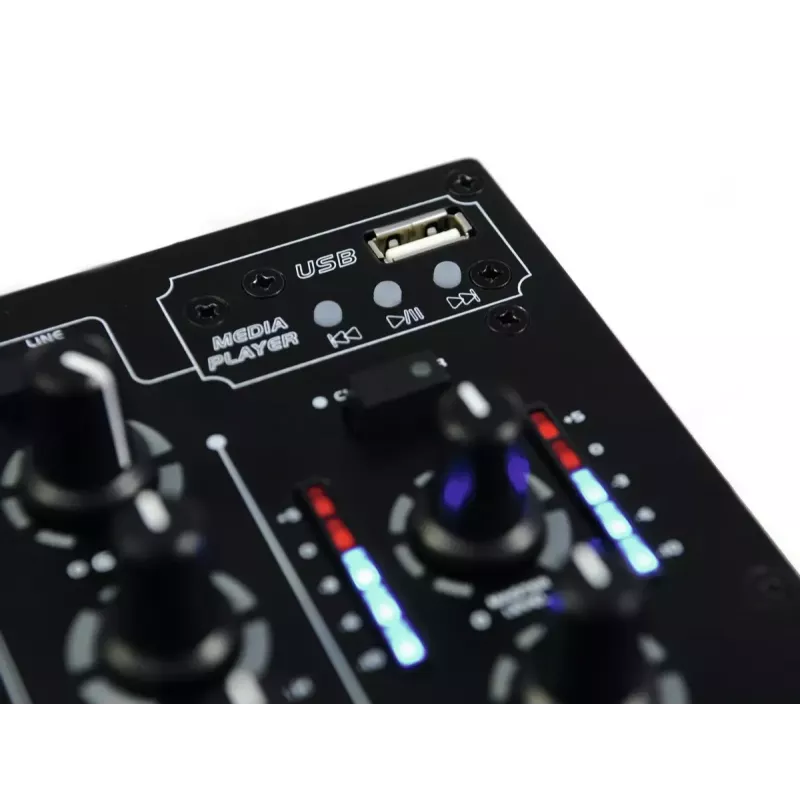 Garso maišytuvas Omnitronic 10006879 3 kanalų 20 - 20000 Hz Juoda