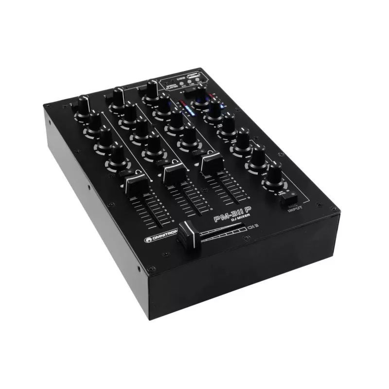 Garso maišytuvas Omnitronic 10006879 3 kanalų 20 - 20000 Hz Juoda
