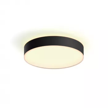 Philips Hue White ambience Enrave vidutinis lubinis šviestuvas, Išmanusis lubinis šviestuvas, Bluetooth, Juoda, LED, Metalas, Nekeičiama lemputė(-ės)