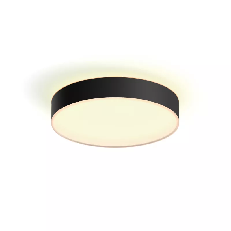 Philips Hue White ambience Enrave vidutinis lubinis šviestuvas, Išmanusis lubinis šviestuvas, Bluetooth, Juoda, LED, Metalas, Nekeičiama lemputė(-ės)