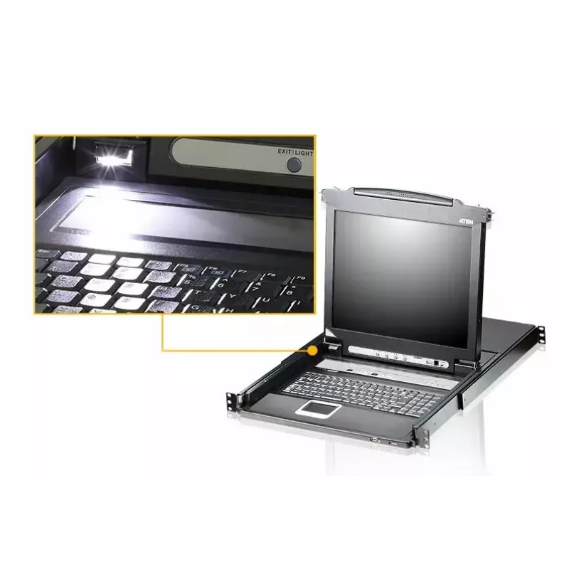 ATEN CL5716M 16 prievadų LCD KVM stovo konsolė