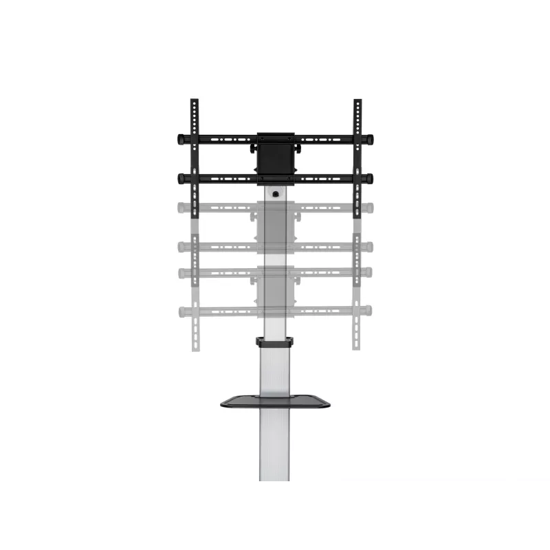 Equip 37-86 colių pasukamas TV stovas 50 kg talpos reguliuojamo aukščio