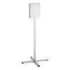Informacinis stendas Durable 502057 A4 iš nerūdijančio plieno, antracito/pilka, 638×638×1348 mm