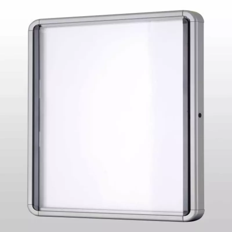 Nobo Premium Plus magnetinė užrakinama skelbimų lenta su atverčiamomis durelėmis 8xA4