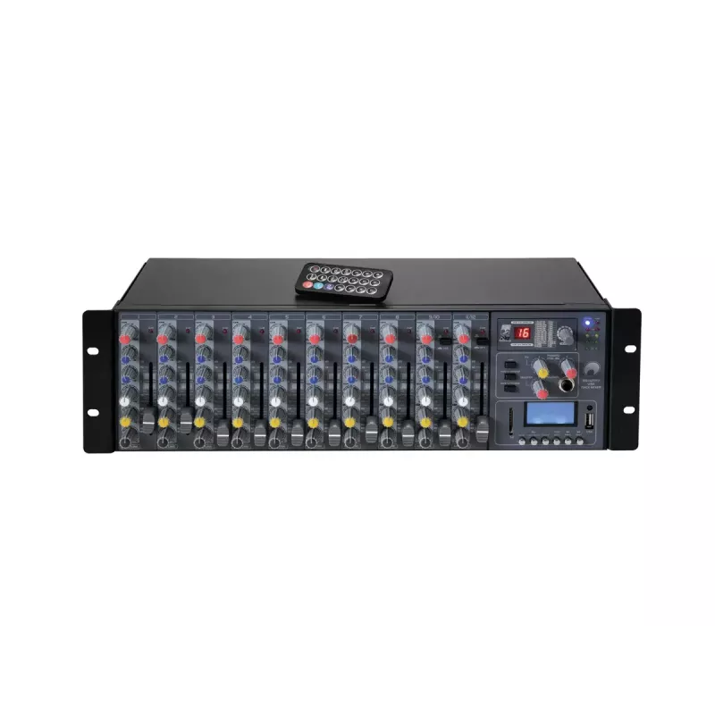 Maišytuvas Omnitronic RM-1422FX 12 kanalų 20 - 20000 Hz Juodas