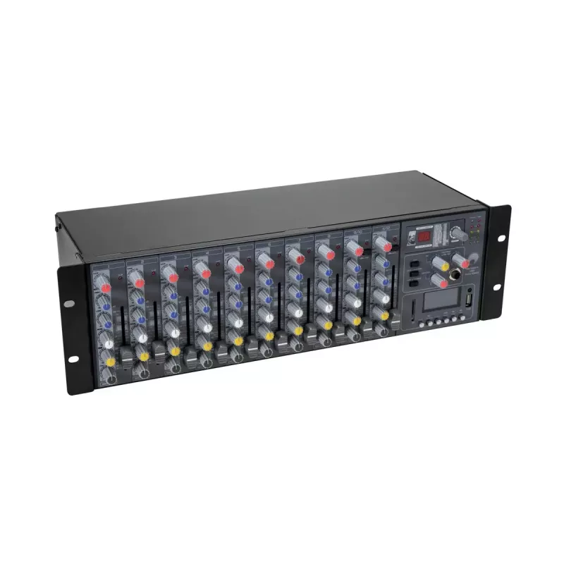 Maišytuvas Omnitronic RM-1422FX 12 kanalų 20 - 20000 Hz Juodas