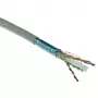 ACT Cat 6 F/UTP tvirta instaliacinė kabelis, PVC, CPR euroklasė ECA, 24 AWG, pilka 305 metrai